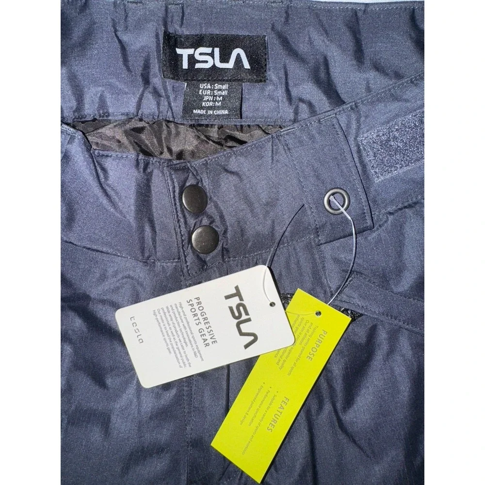 TSLA Women's Snow Ski Pants Navy Blue‎ Insulated Waterproof Size Small NWT